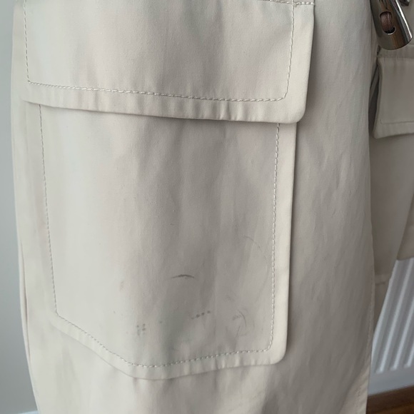 Michaels Cream Duffle Coat with Brown Accents - Picture 6 of 12